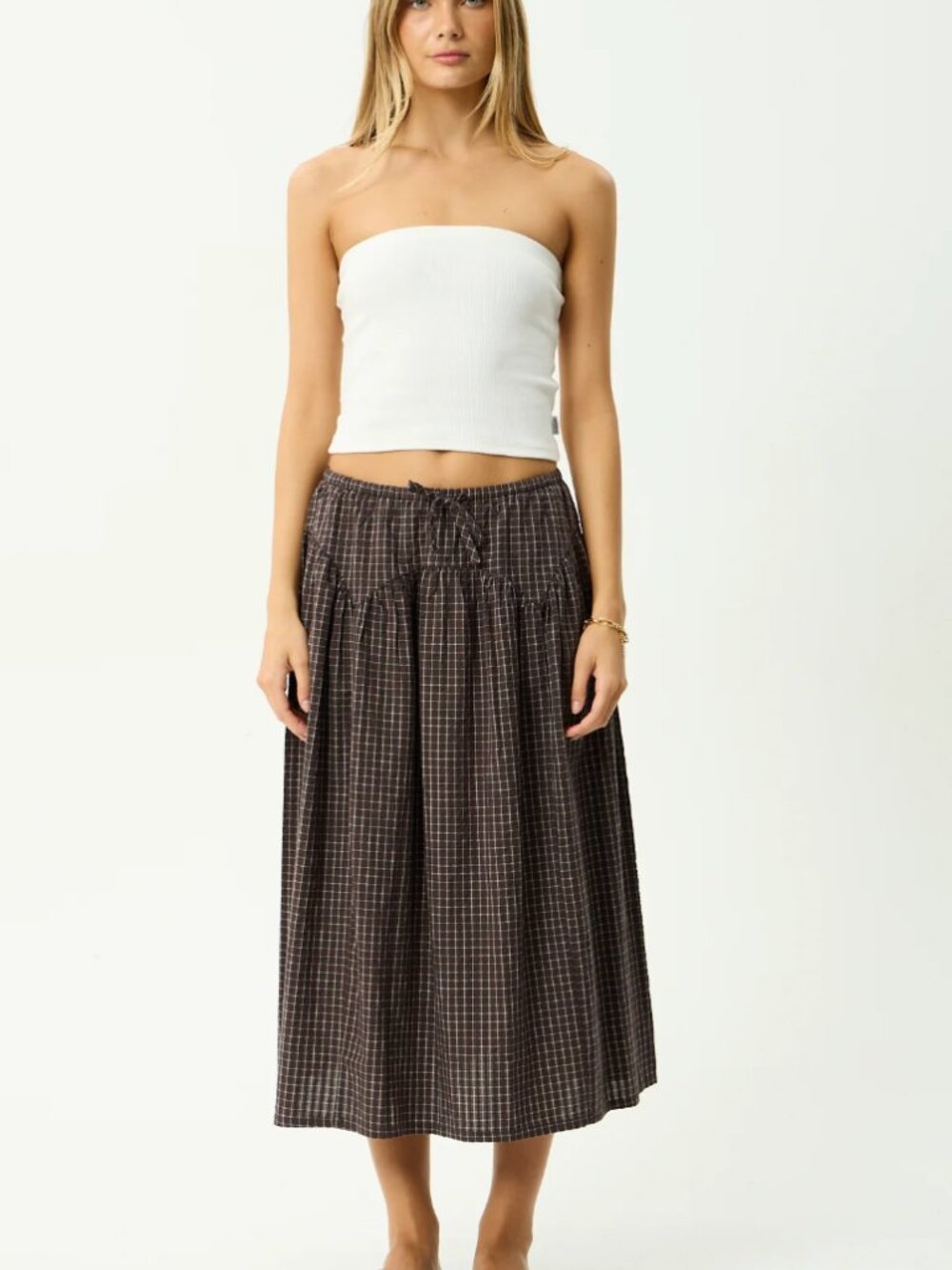 Afends Marlow Midi Skirt XS NWOT